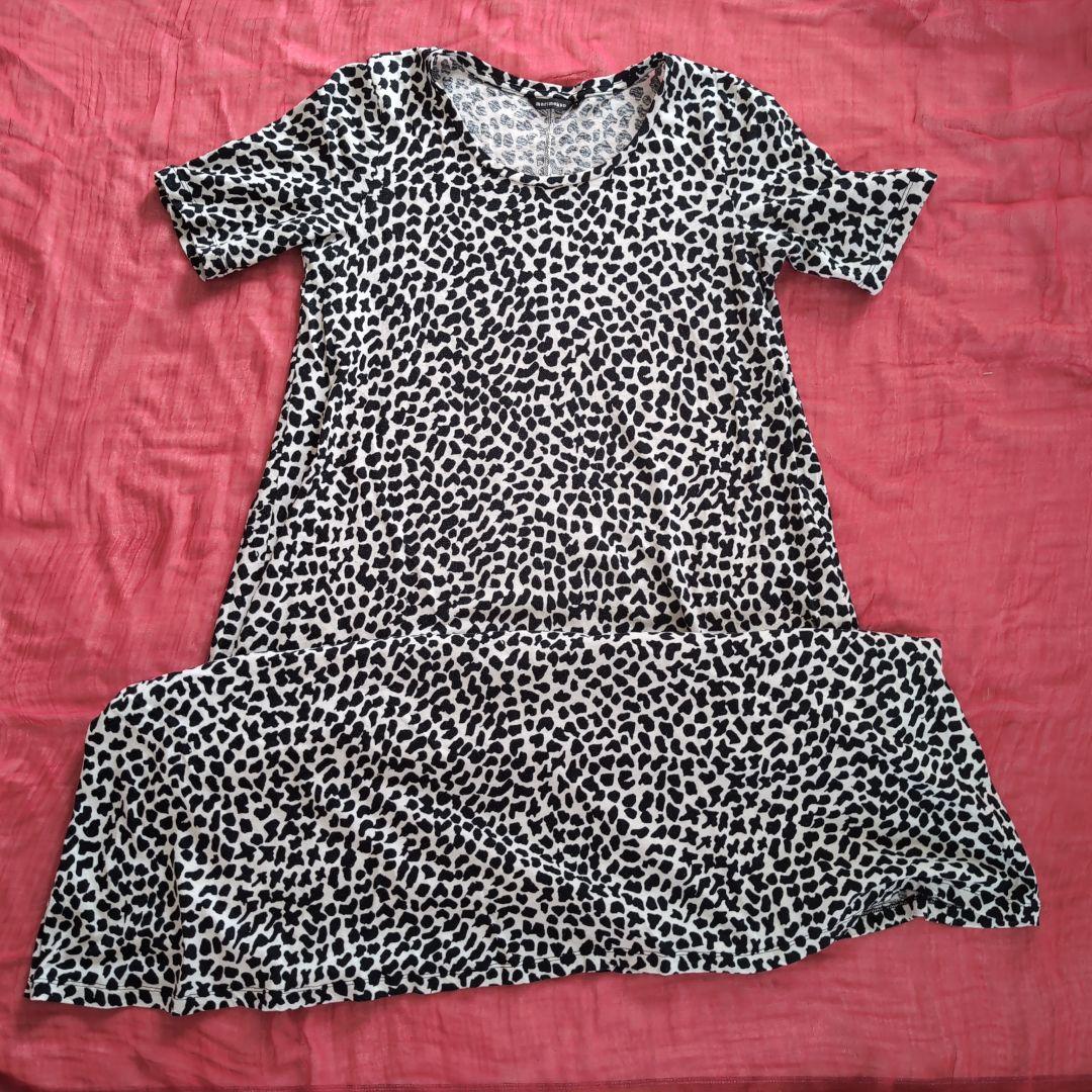 marimekko　ワンピース　レオパード柄