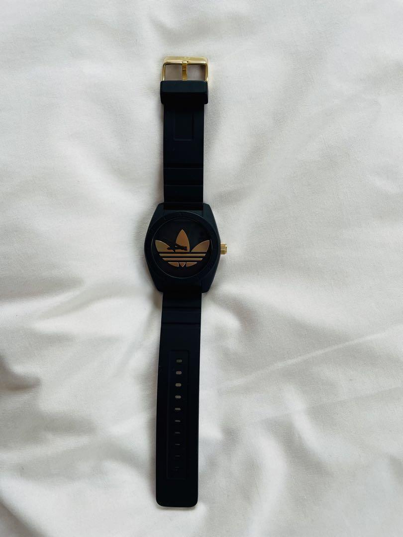 美品 adidas 腕時計(クォーツ) 黒