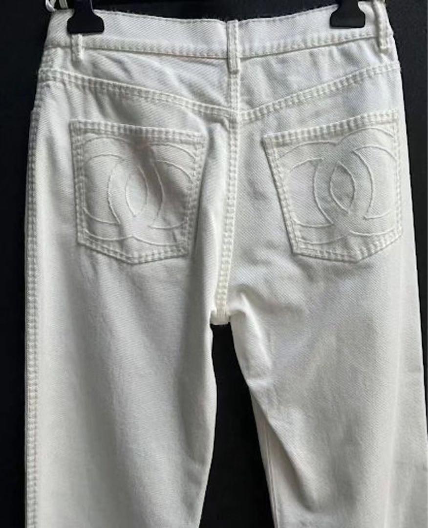 【数量限定】 ⭐️試着のみ⭐️ CC25 AW ストレートジーンズ デニム CCロゴ パンツ