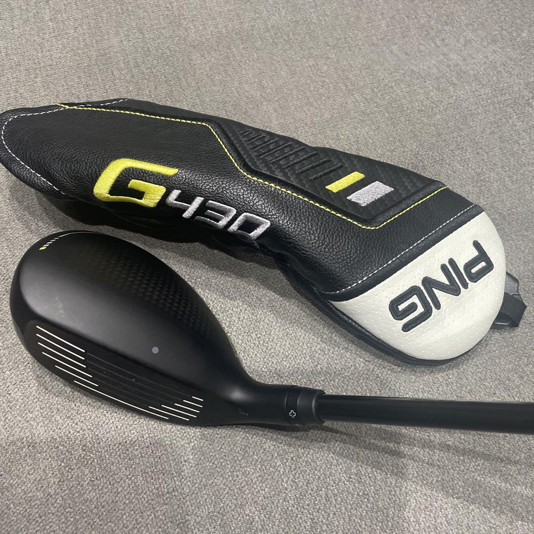経典 PING ヘッドカバー付きジャケット白綿 19度 ユーティリティ G430 クラブ