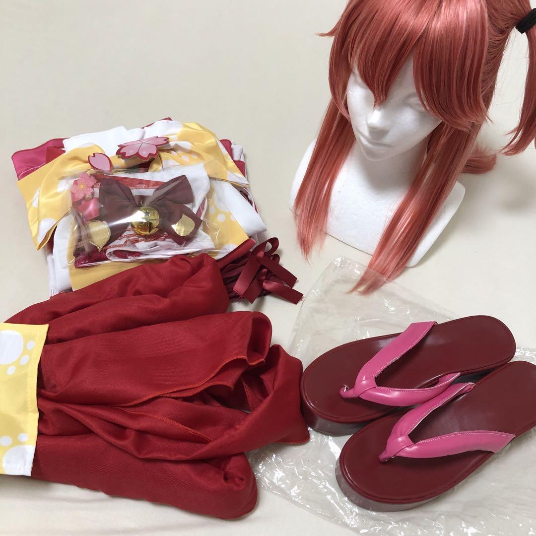 さくらみこ コスプレ 衣装 ウィッグ 靴 - メルカリ