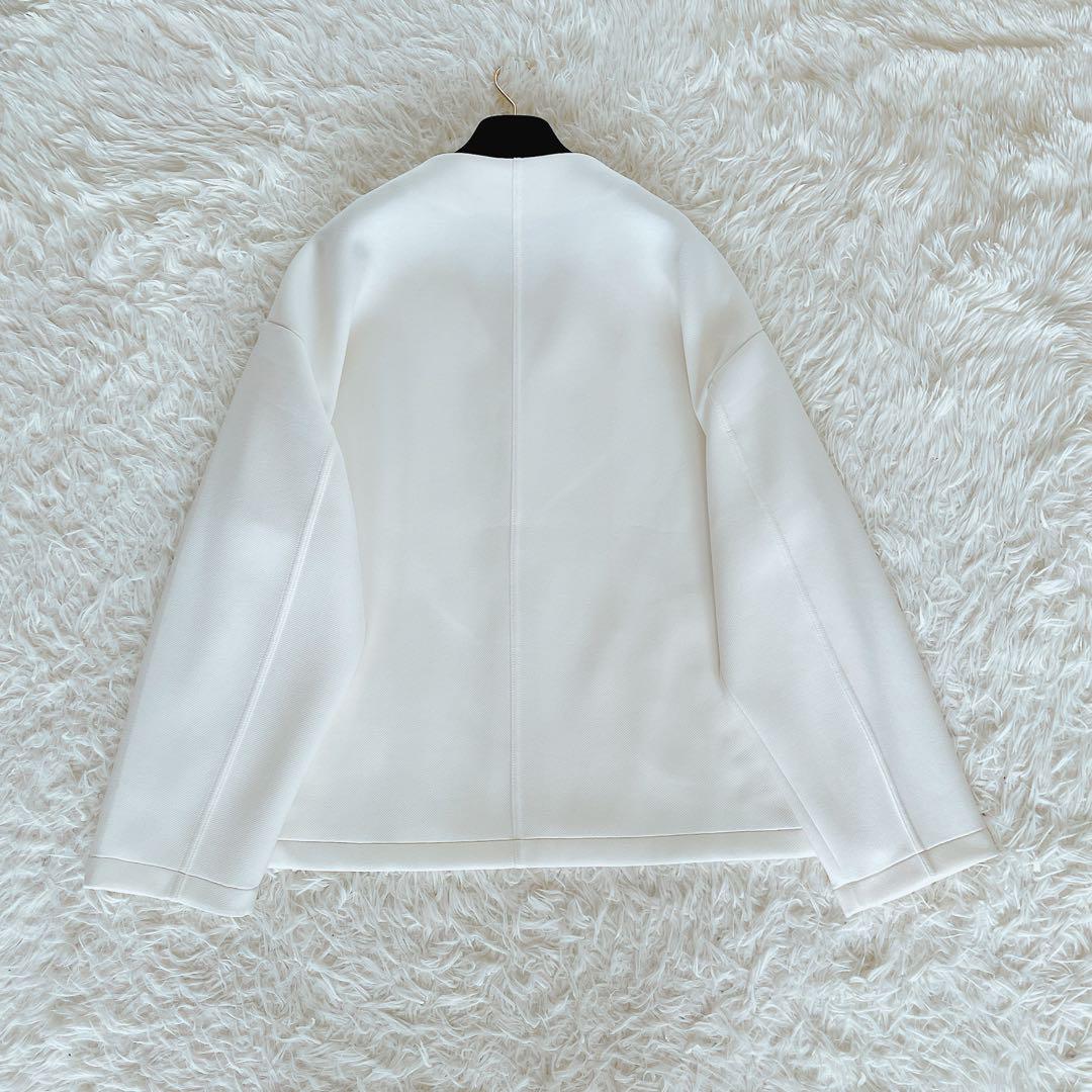 美品✨【アイシービー】洗える Wrap万能アウター 気軽に羽織れるXLアイボリー