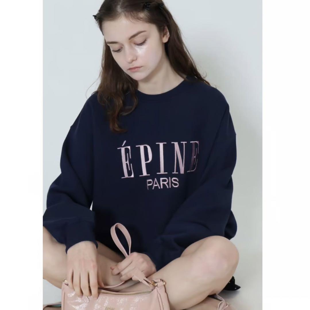 新品　ÉPINE PARIS big sweat navy