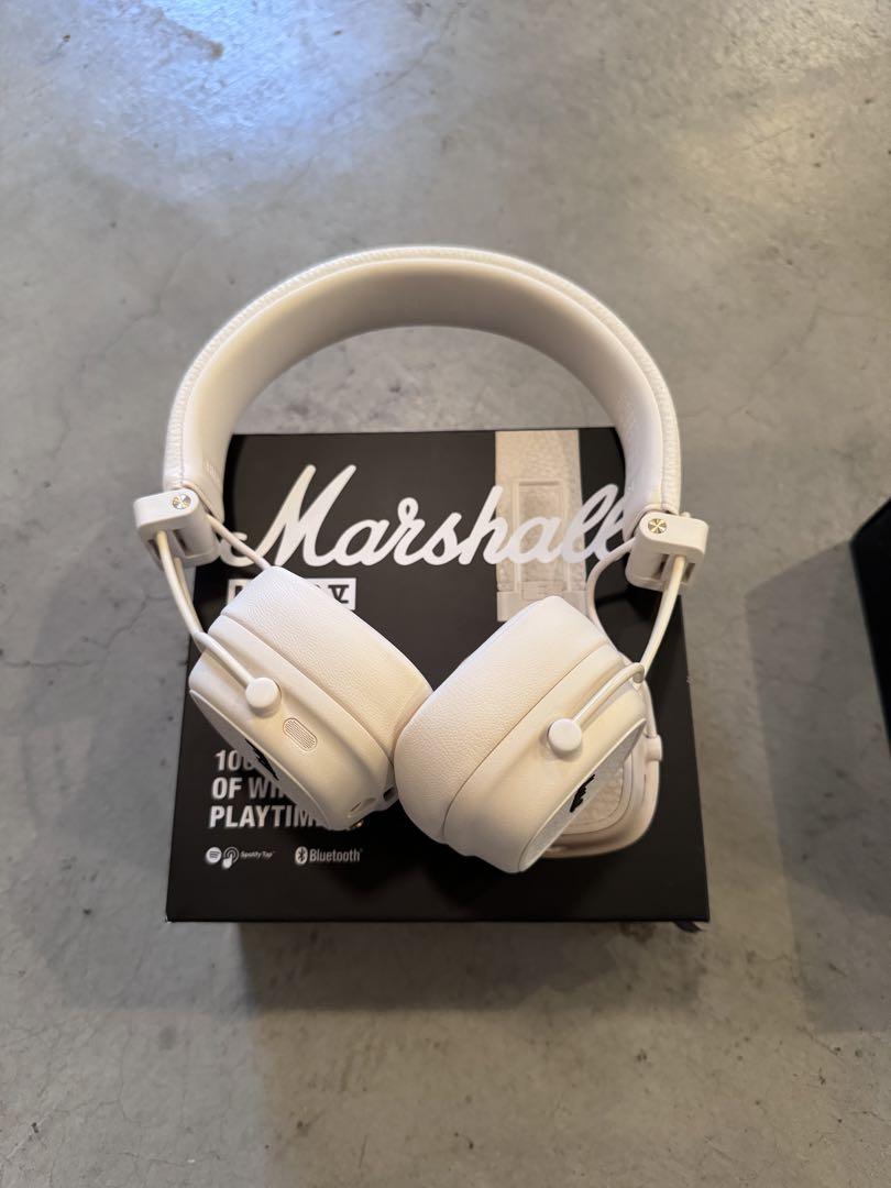 Marshall Major V ワイヤレスヘッドホン ホワイト
