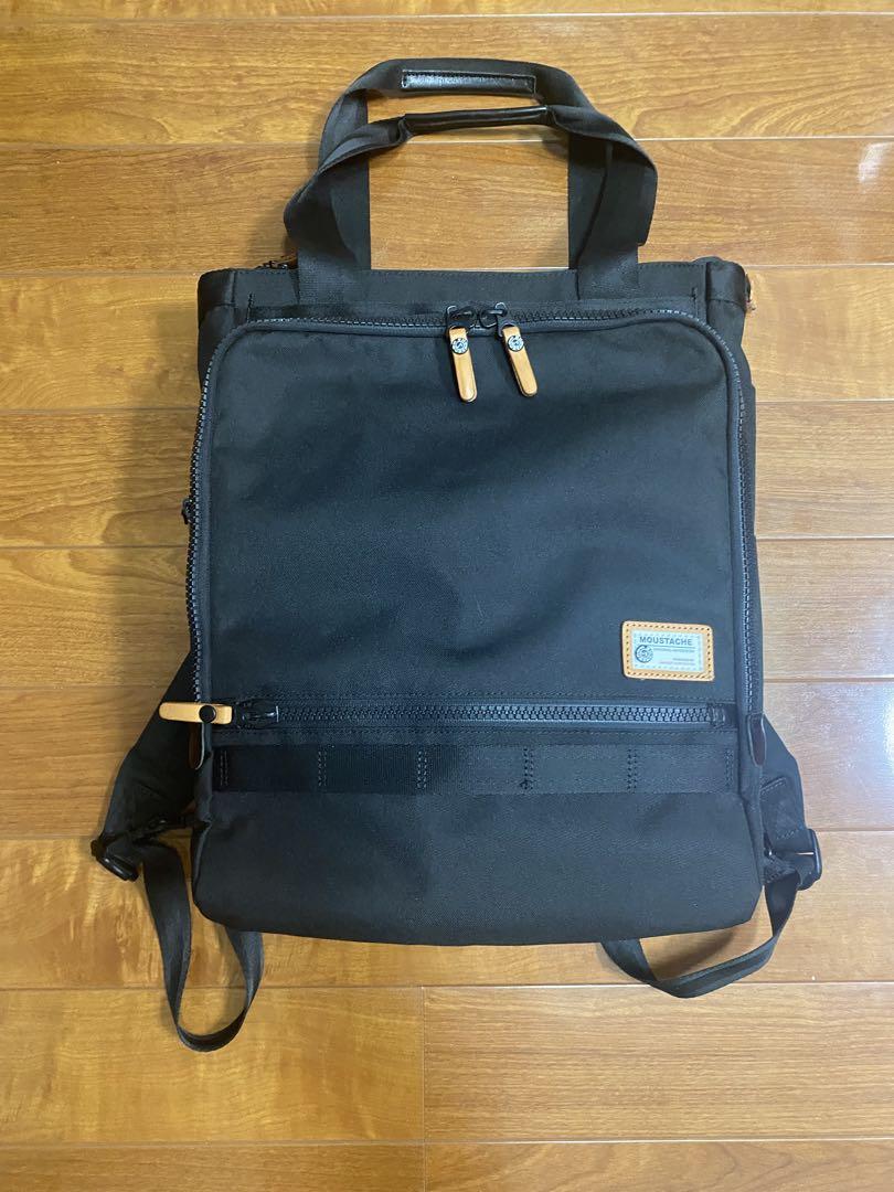 ムスタッシュ トート リュック MOUSTACHE 2WAY ブラック(BLK)