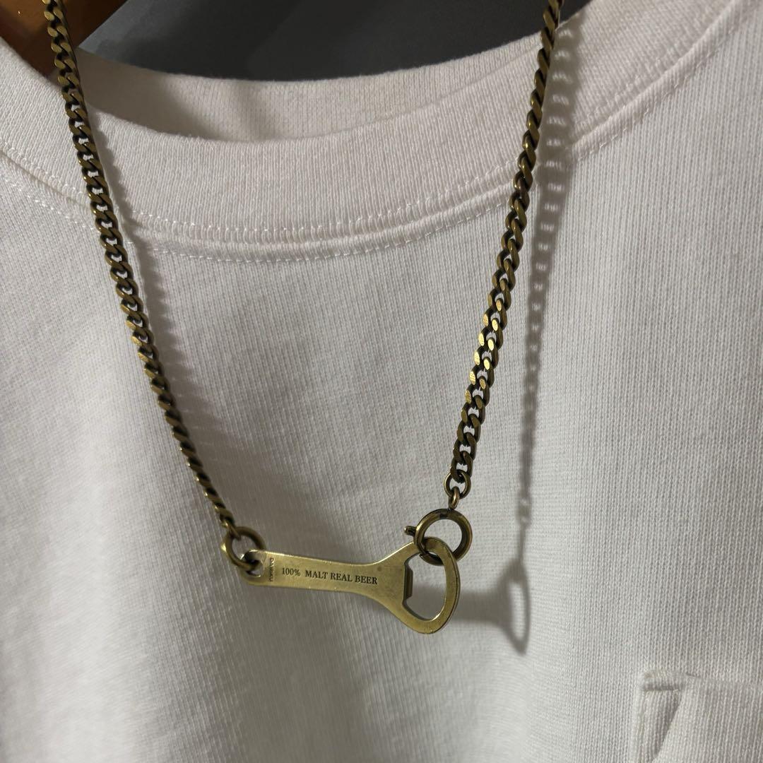 DAIRIKU ボトルオープナーネックレス 完売品】DAIRIKU ダイリク ボトルオープナー ネックレス GOLD 金
