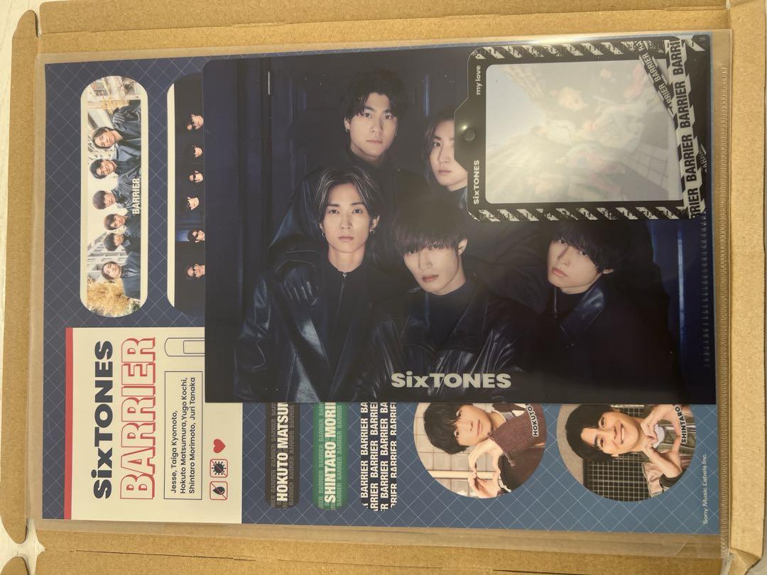 特典付き SixTONES BARRIER バリア 3形態一 番 安い