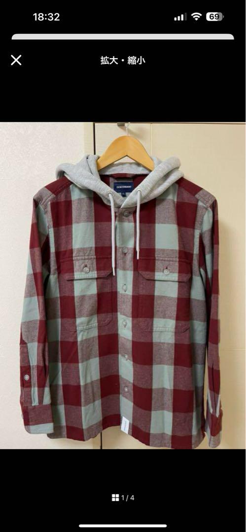 descendant SPICOLI HOODED LS SHIRT size1 トップス