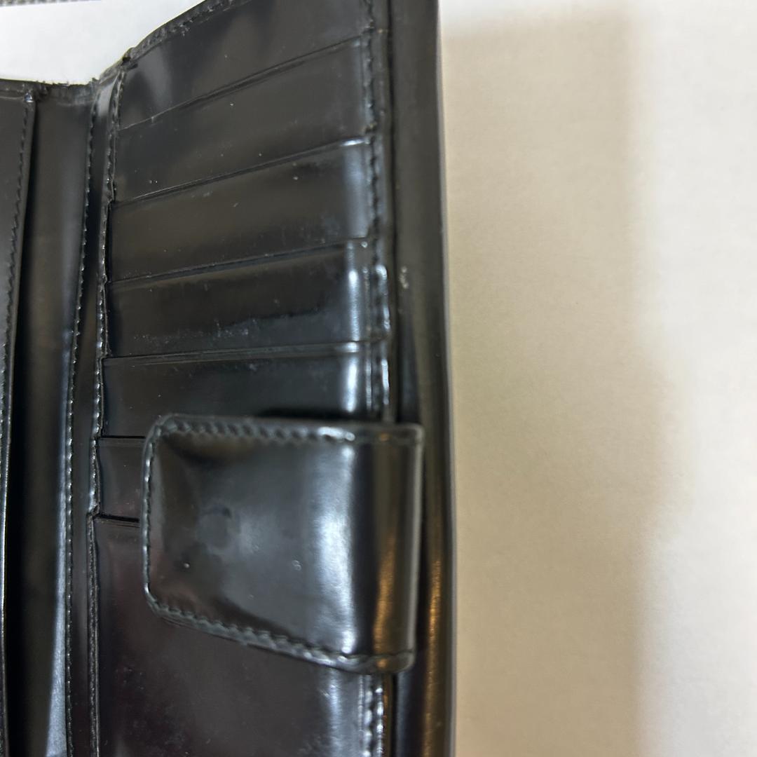 グッチ　GUCCI ブラックレザー 長財布