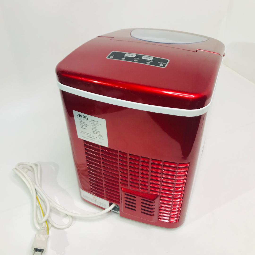 【匿名配送、送料無料】高速自動製氷機 レッド 405-imcn01