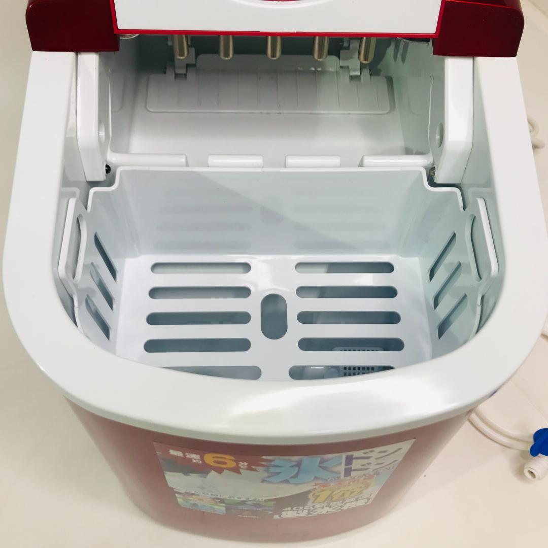 【匿名配送、送料無料】高速自動製氷機 レッド 405-imcn01