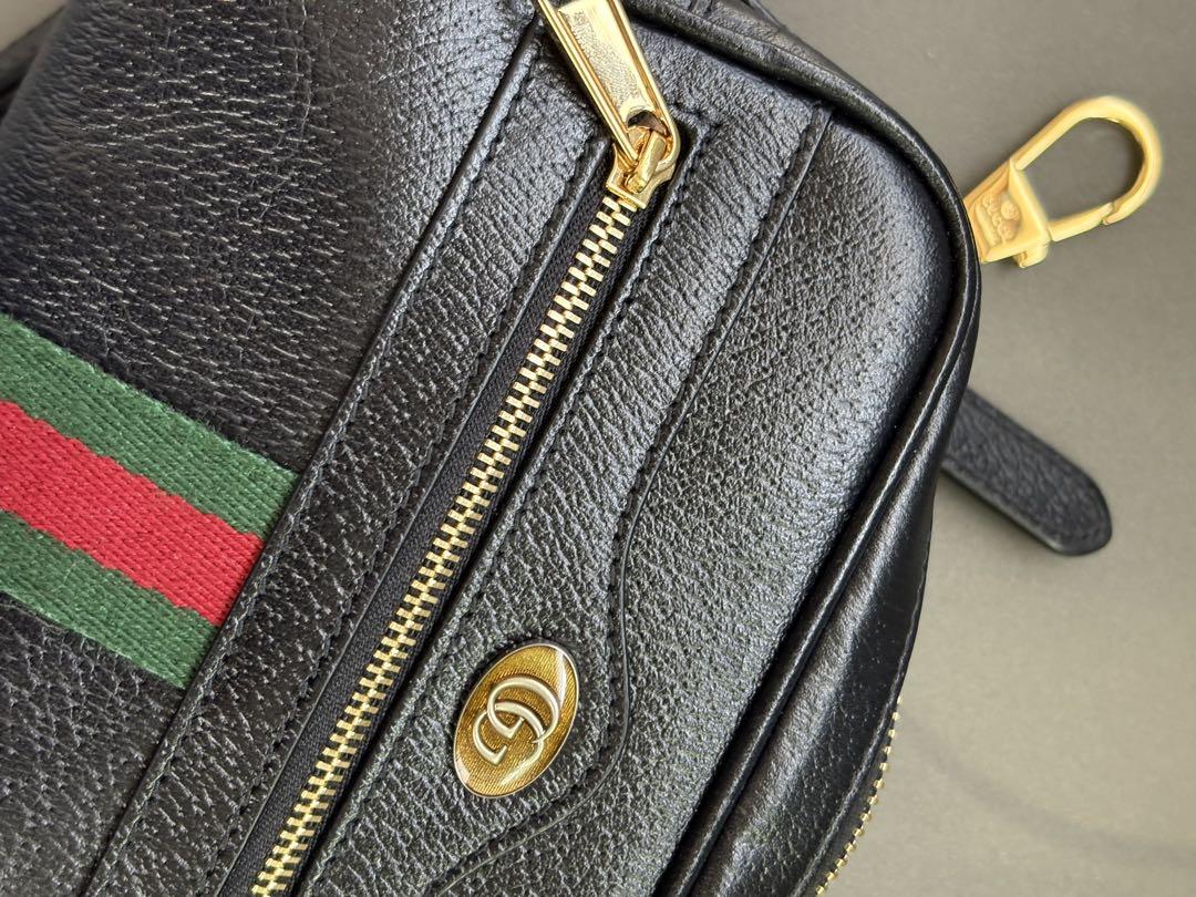 美品】GUCCI OPHIDIA Black ショルダーバッグ<No.402> - メルカリ