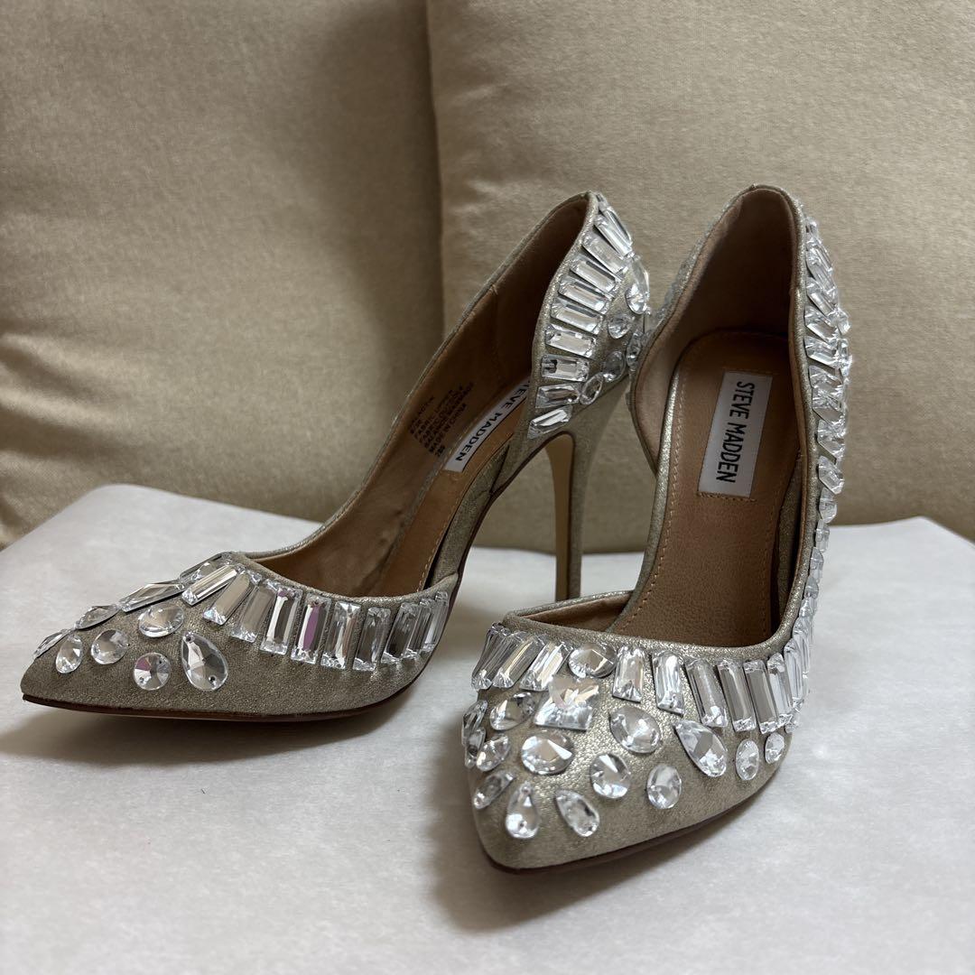 (US発)Steve Madden パール風ビジュー パンプス STEVE MADDEN ビジューパンプス 6(23cm) - メルカリ