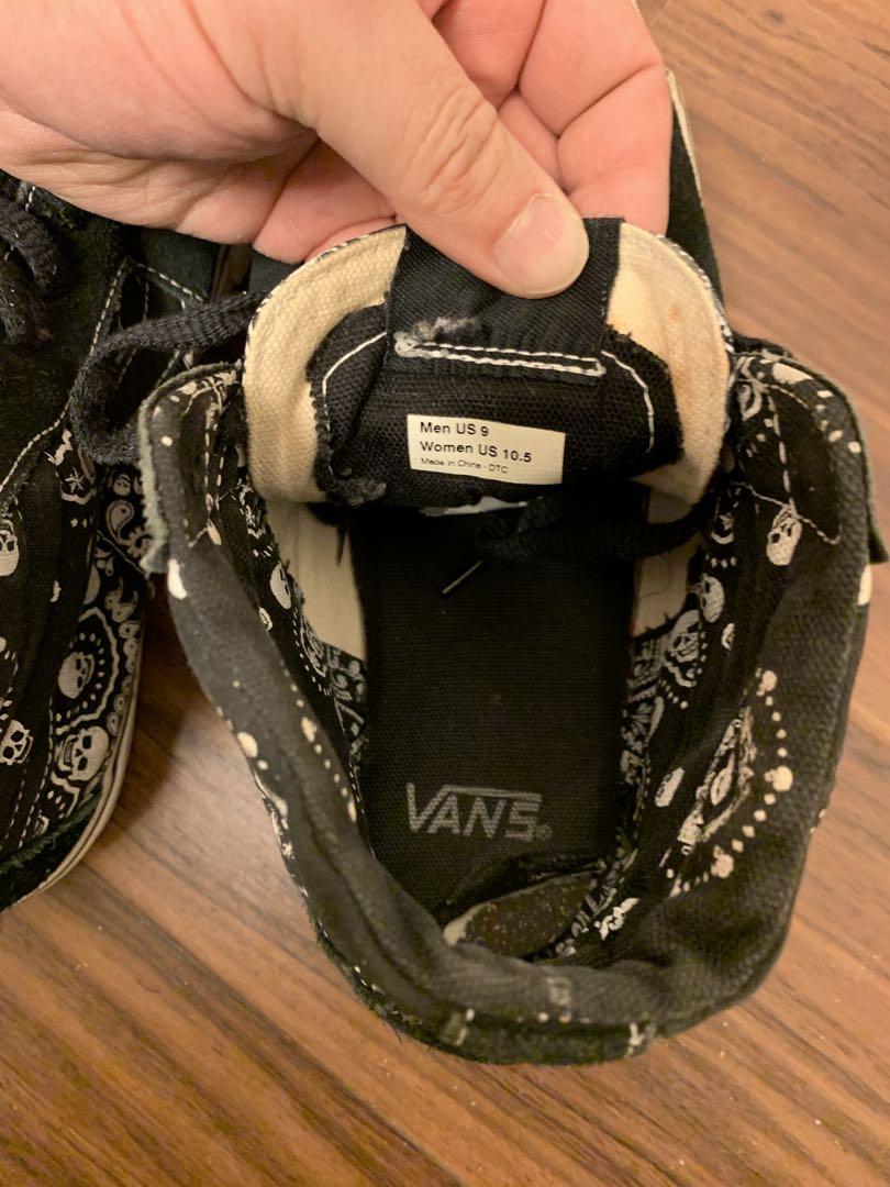 VANS×BEAMS 別注　SkullPaisley 27cm