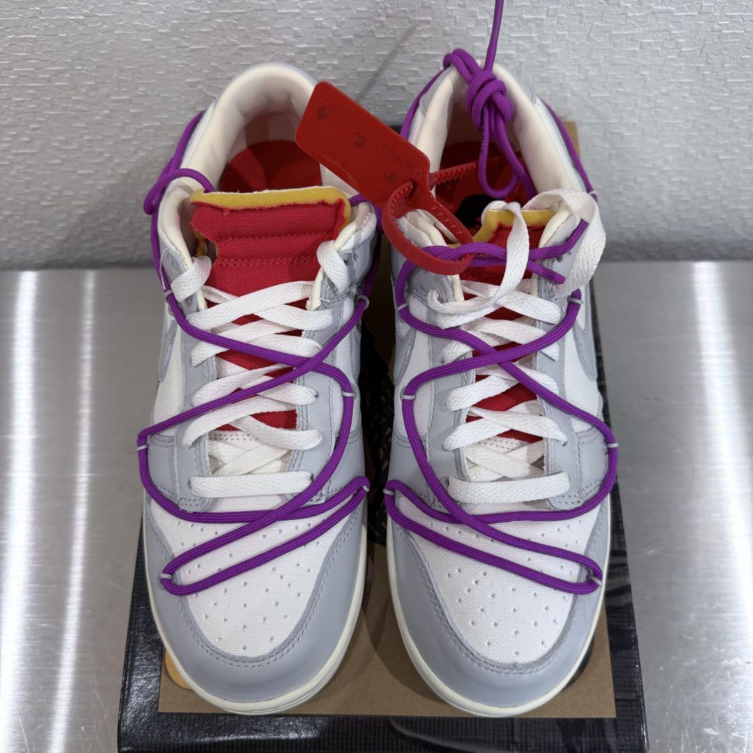 未使用 NIKE OFF WHITE DUNK LOW 1 OF 50 45