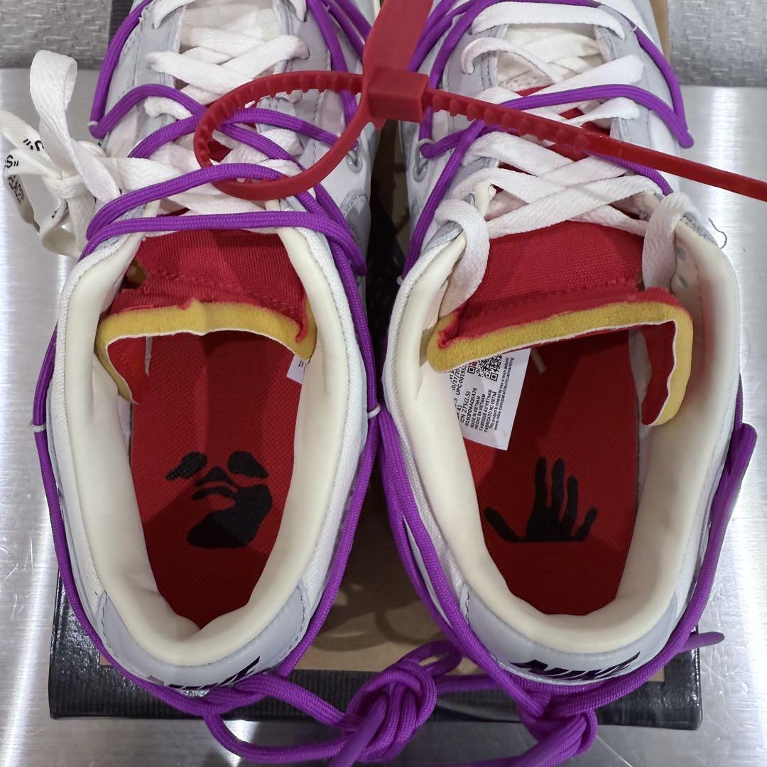 未使用 NIKE OFF WHITE DUNK LOW 1 OF 50 45