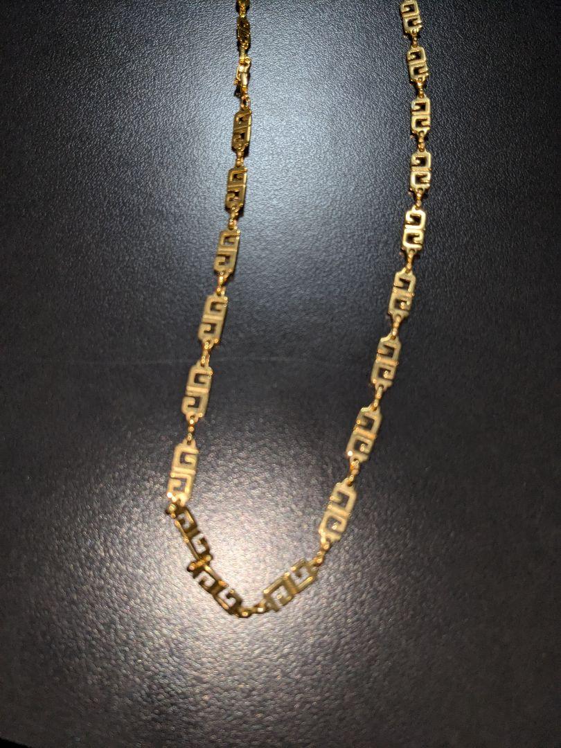 GIVENCHY ジバンシー ヴィンテージ ネックレス ロゴチェーン