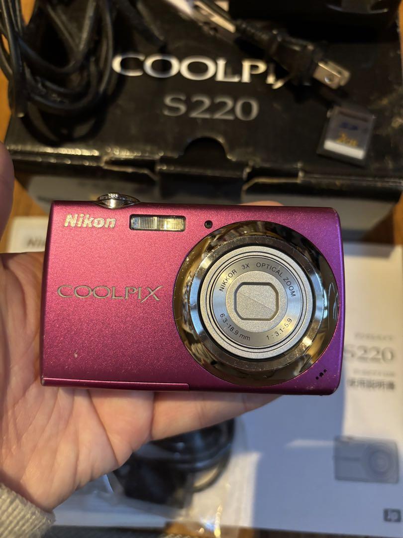 Nikon COOLPIX S220 デジタルカメラ ピンク