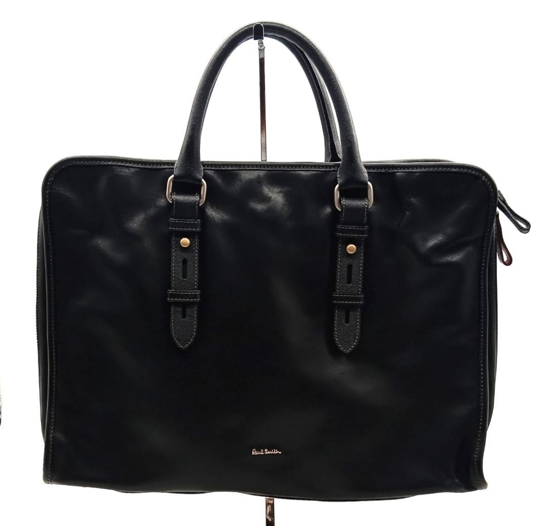 p*o様 Paul Smith 2WAY ビジネスバッグ ブラック レザー 楽天市場】Paul Smith ポールスミス メンズ ビジネスバッグ2WAY
