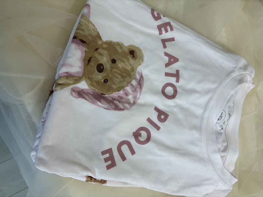 ジェラートピケ　good night bear ロンT&ロングパンツ