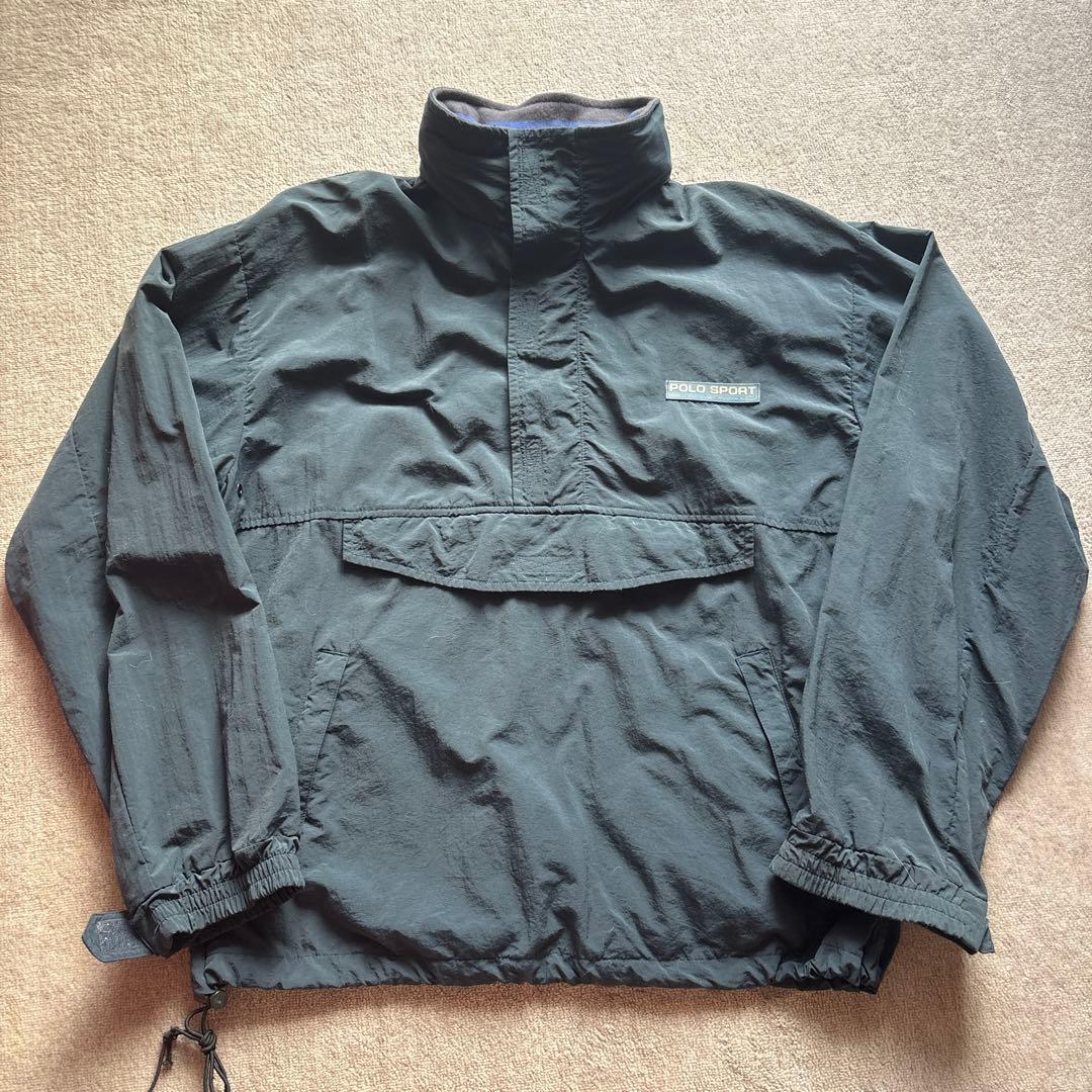 90sPOLO SPORT Ralph Laurenナイロンジャケット ネイビー