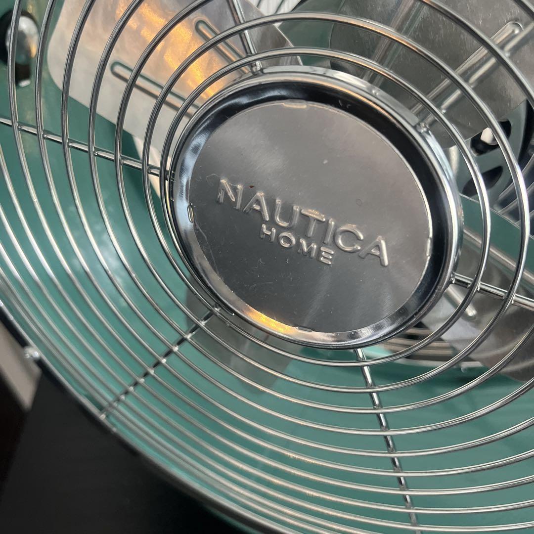 新品NAUTICA HOME 扇風機 ターコイズ　レトロ　日本未上陸　ラルフ 新品NAUTICA HOME 扇風機 ターコイズ レトロ 日本未上陸 扇風機