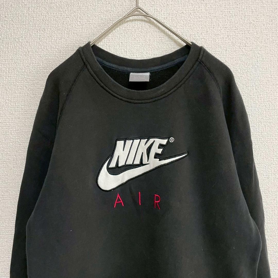 ナイキ AIR スウェット トレーナー ロゴ 刺繍 綿100％ ラグラン