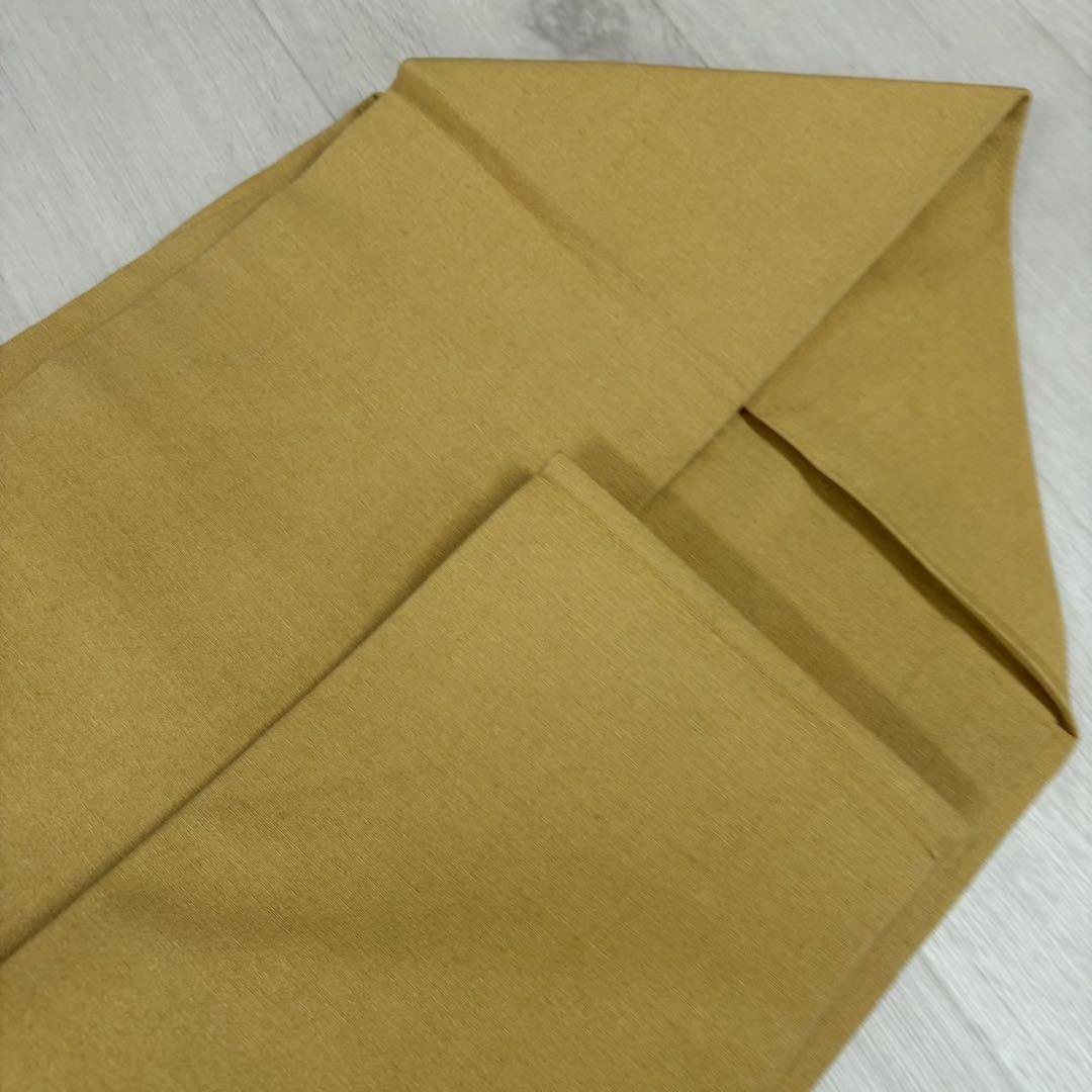 作家物 名古屋帯 柔らかい紬地に上品な染め 九寸 正絹 AO-3980