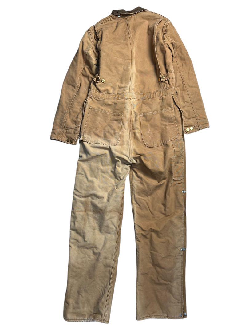 80s VINTAGE Carhartt ダック地　オールインワン　ツナギ