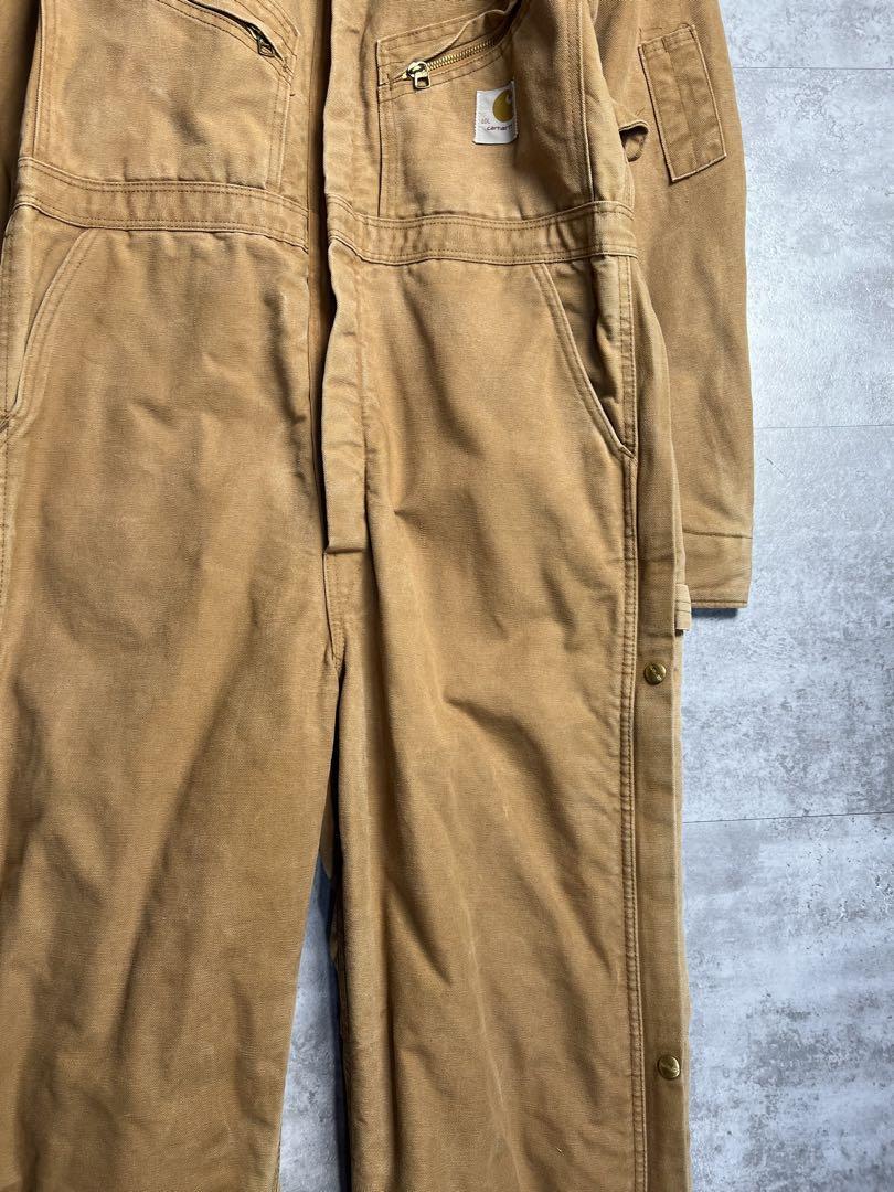 80s VINTAGE Carhartt ダック地　オールインワン　ツナギ