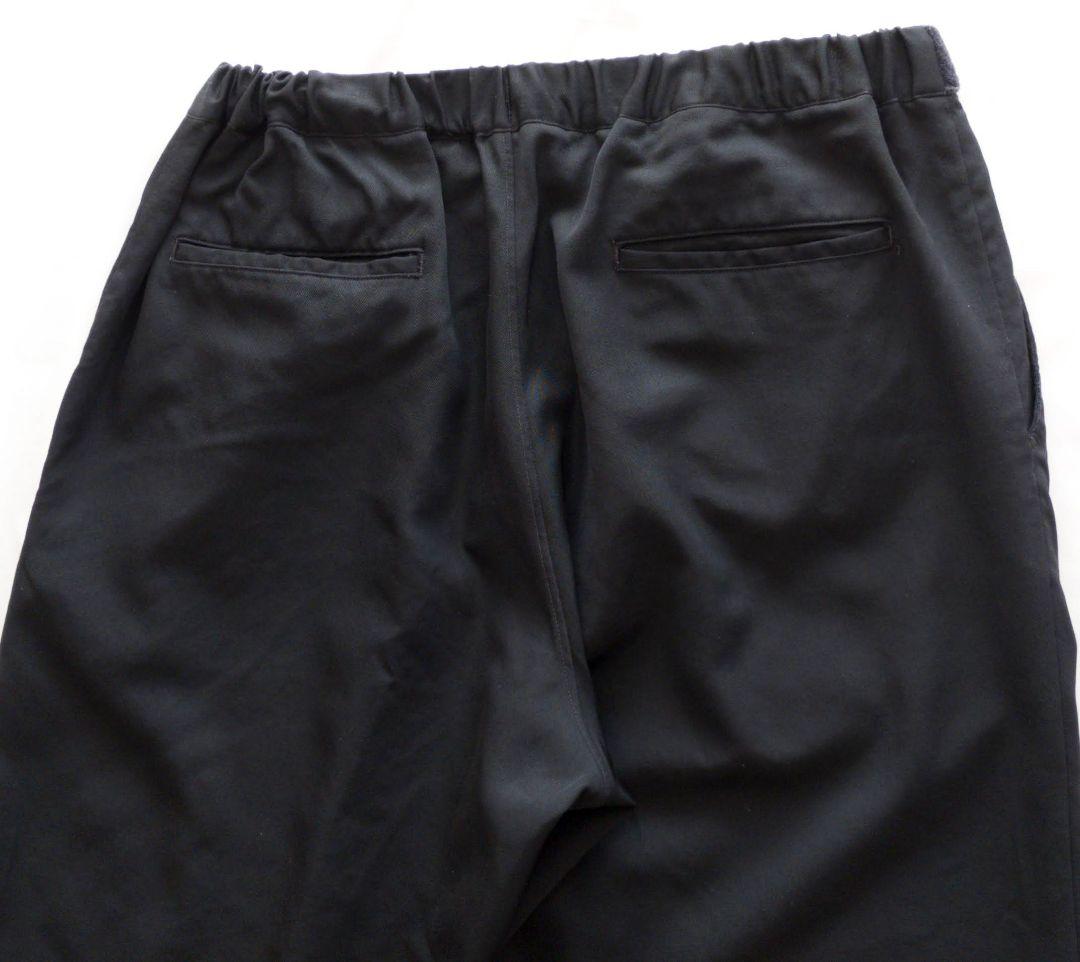 【美品】Graphpaper シェフパンツ ギャバジンウール ブラック F 美品】Graphpaper シェフパンツ ギャバジンウール ブラック F