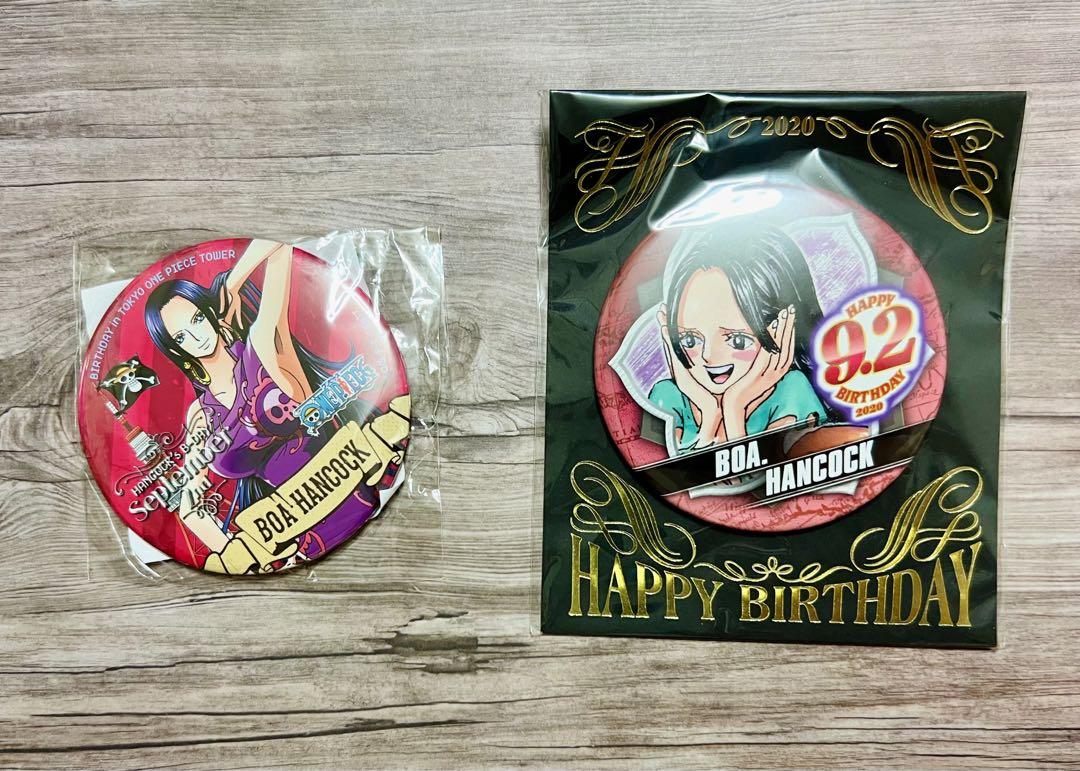 ONE PIECE ボア・ハンコック バースデー缶バッジ セット