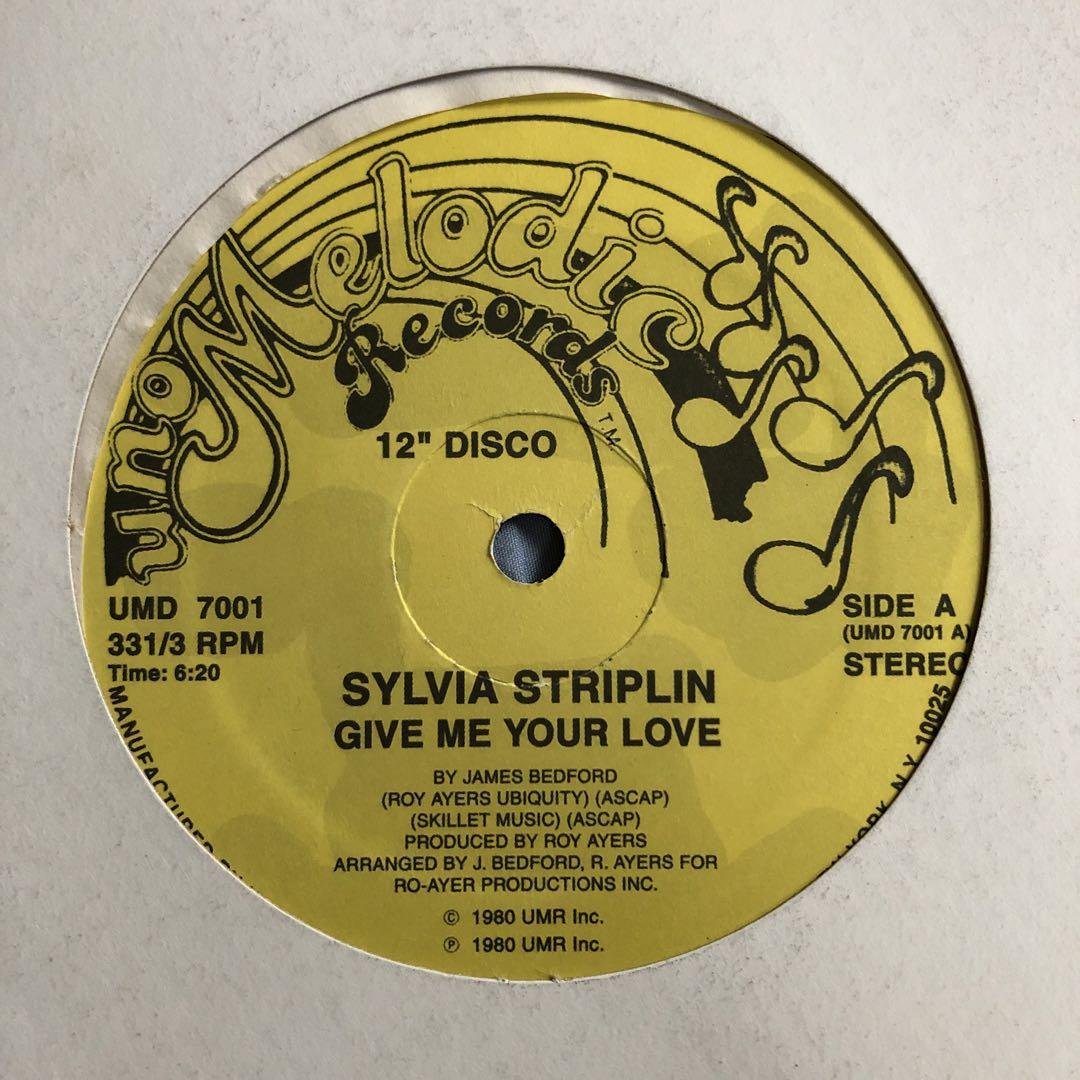 SYLVIA STRIPLIN / GIVE ME YOUR LOVE