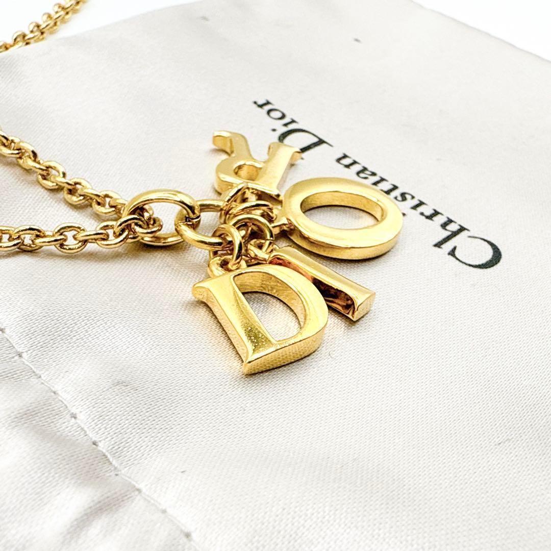 2526-2 極美品✨ Dior ネックレス CD ロゴ 希少 刻印 - メルカリ