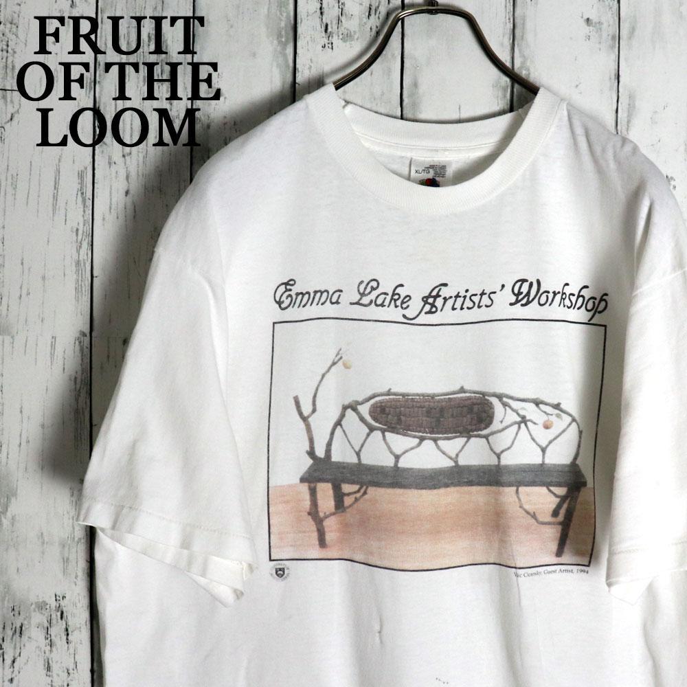 90s カナダ製 エマレイクアーティストワークショップ アートＴシャツ 1994
