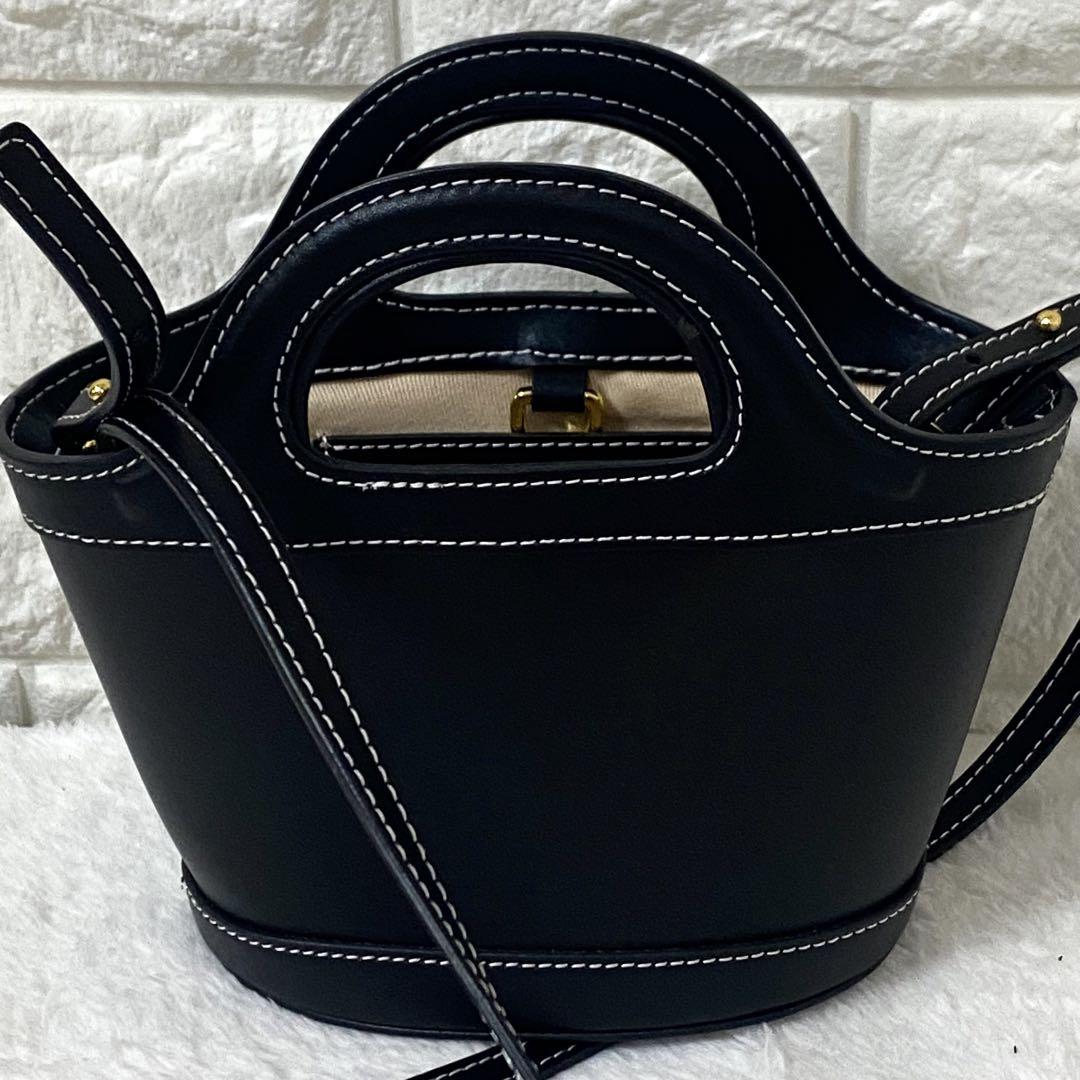 あんしん鑑定】MARNI マルニ ブラックバッグ スモール 紙袋
