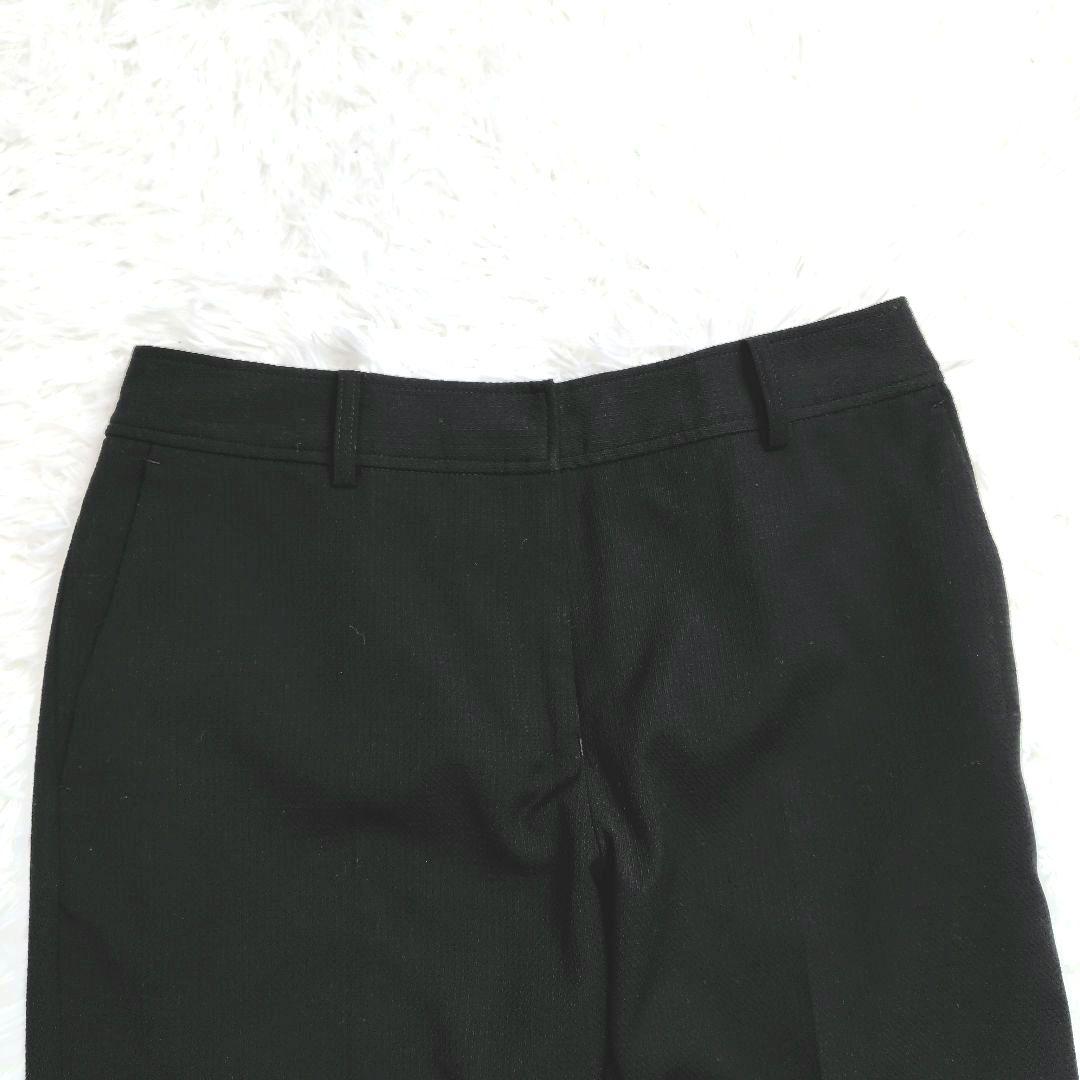 オリヒカ セットアップ　パンツスーツ　ノーカラー　ウォッシャブル　ブラック　L
