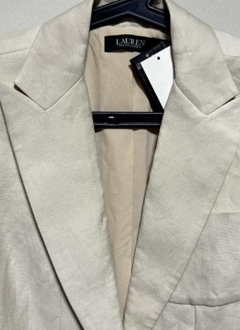 ローレン ラルフローレン リネン混カジュアルジャケット レディース サイズ2