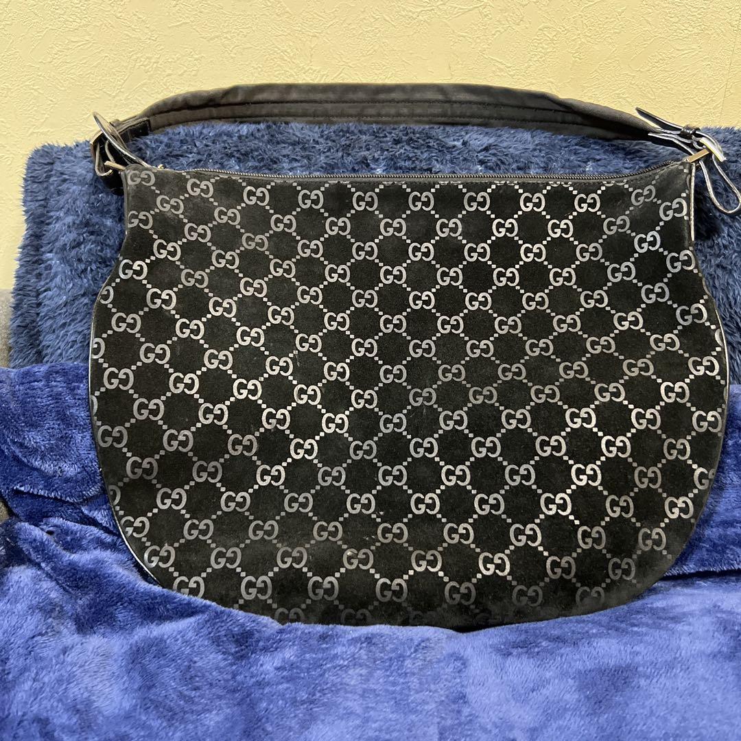 Gucci ブラック GGパターン バッグ