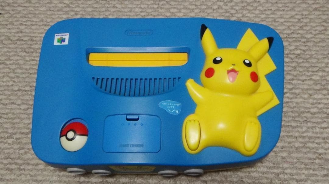 NINTENDO64 ピカチュウ ブルー 本体セット NINTENDO64 ピカチュウ ブルー 本体セット