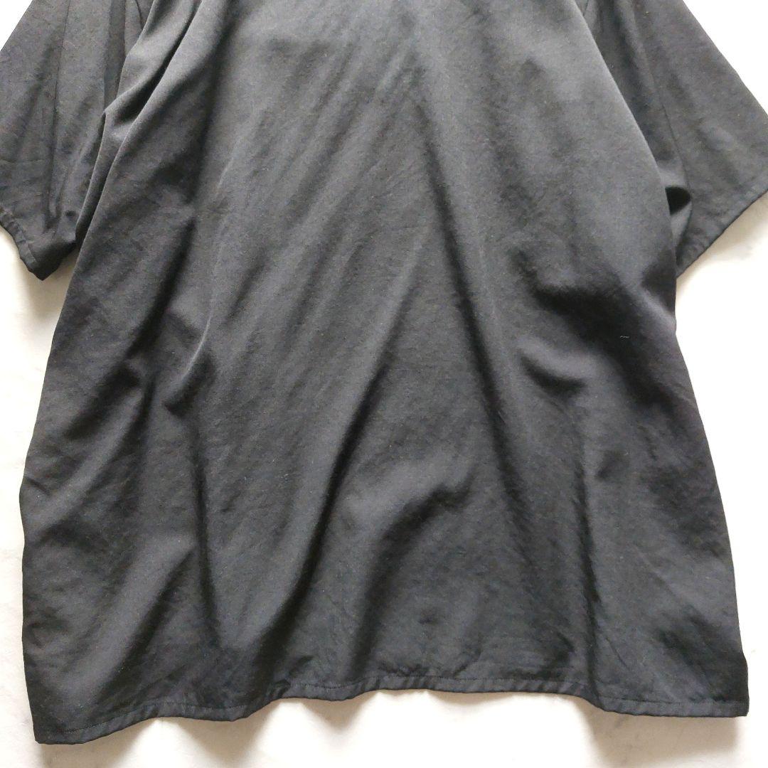 ビシュール BISHOOL ハーフジップ ウールギャバジンプルオーバー F 黒