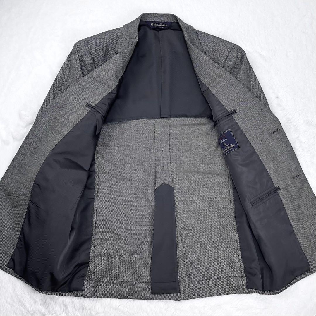 極美品 ブルックスブラザーズ Madison バーズアイ スーツ 36SHT