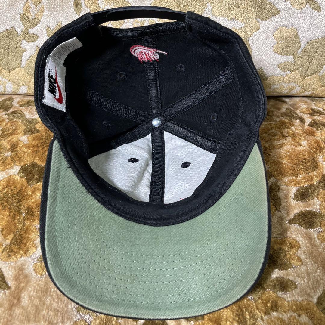 レア　90s NIKE ナイキ　銀タグ　CAP キャップ　 ブラック　ビンテージ