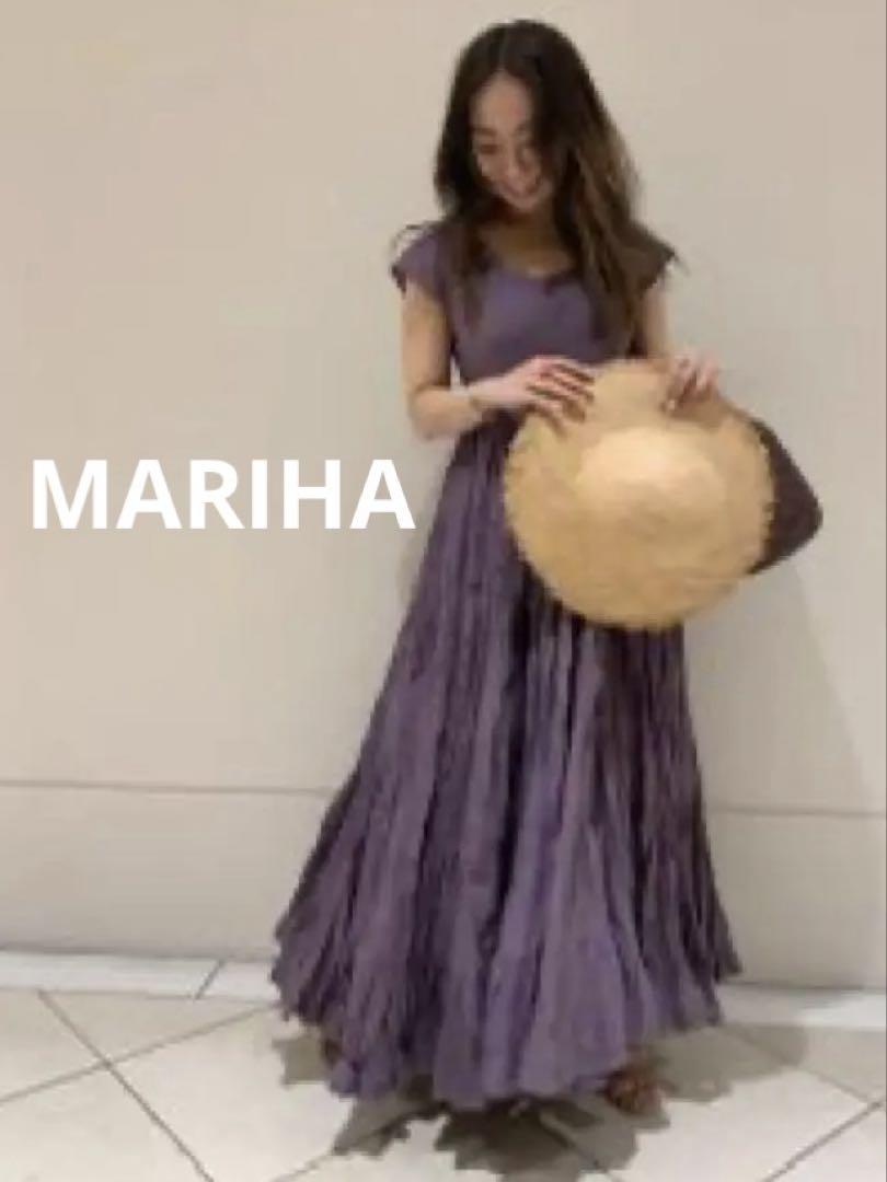 【美品】MARIHA草原の虹のドレスティアードワンピース大人気カラー