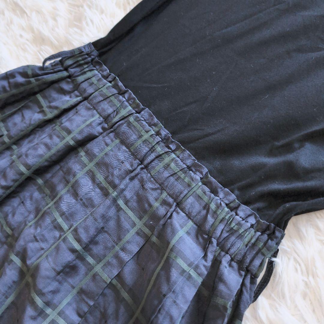 極美品✨ブルーレーベルクレストブリッジ ロングワンピース
