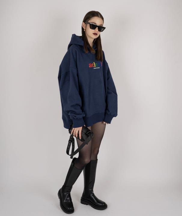 aclent アクレント Boy friend colorful hoodie