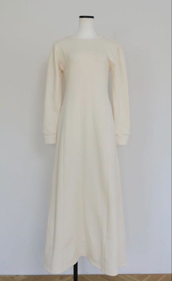 célon / セロン puff sleeve silhouette dress célon / セロン puff sleeve silhouette dress