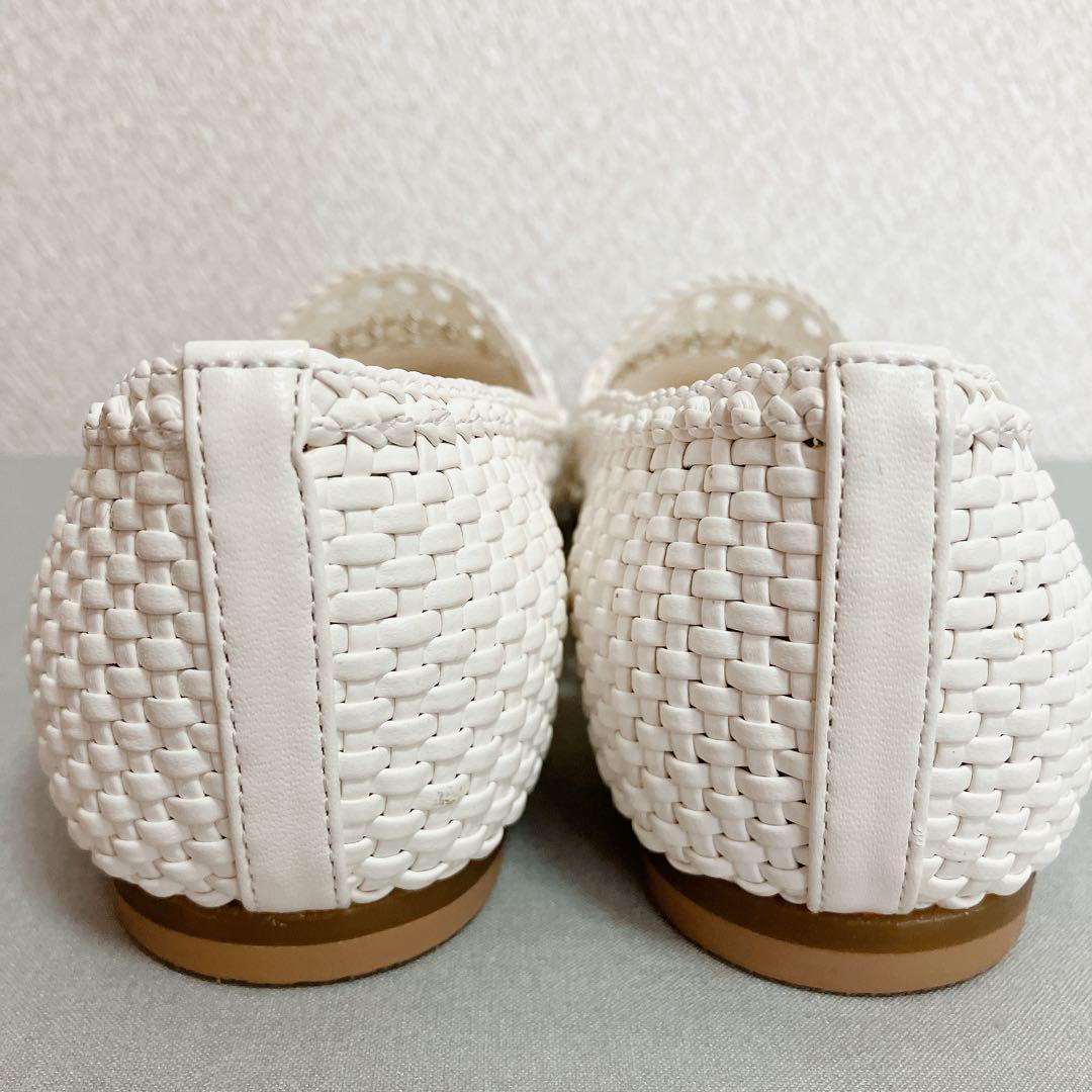 DIANA ダイアナ メッシュパンプス フラットシューズ 23.5