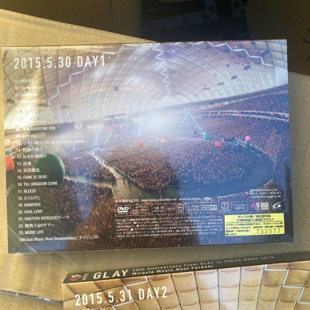 GLAY Miracle Music Hunt Forever DAY1と2 ミュージック