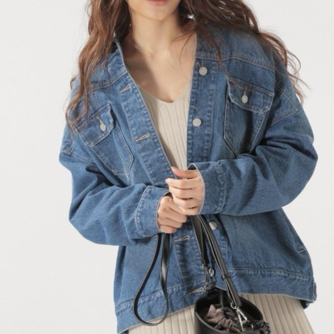 未使用ベイフローGジャンBIGシルエット新品同様オーバーサイズ　デニムジャケット